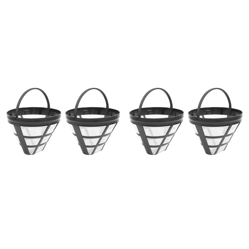 4Pack No.4 Reusable Coffee Maker Basket Filter for Ninja Filters, Fit Most 8-12 Cup Basket Drip Coffee Machine