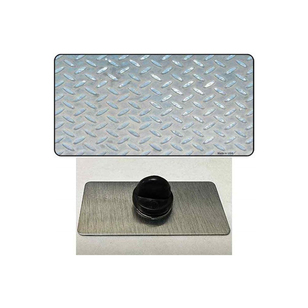 Smart Blonde PIN-LP-3354 1.5 x 0.75 in. Silver Toolbox Diamond Novelty Rectangle Metal Hat Pin