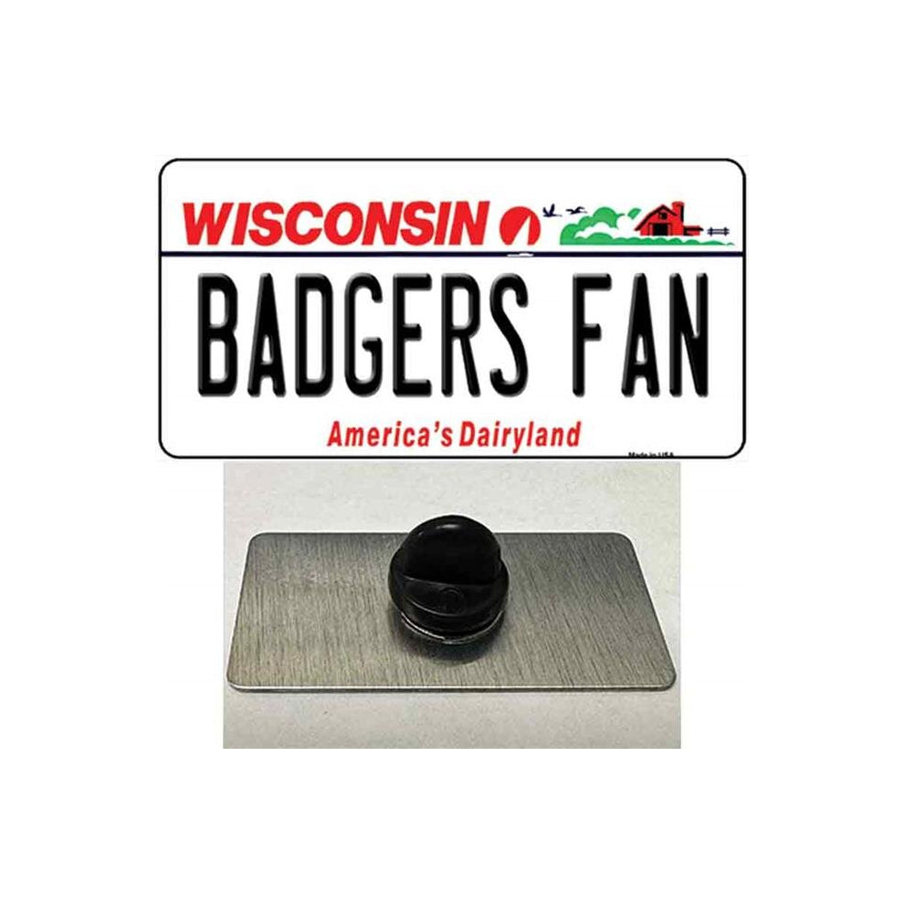 Smart Blonde PIN-LP-13124 1.5 x 0.75 in. Decalrs Fan Novelty Rectangle Metal Hat Pin