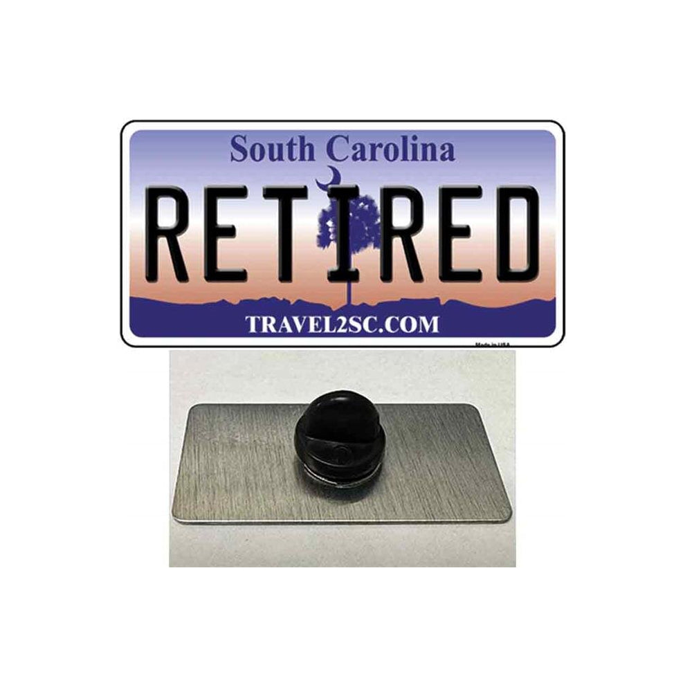 Smart Blonde PIN-LP-6274 1.5 x 0.75 in. Retired South Carolina Novelty Rectangle Metal Hat Pin