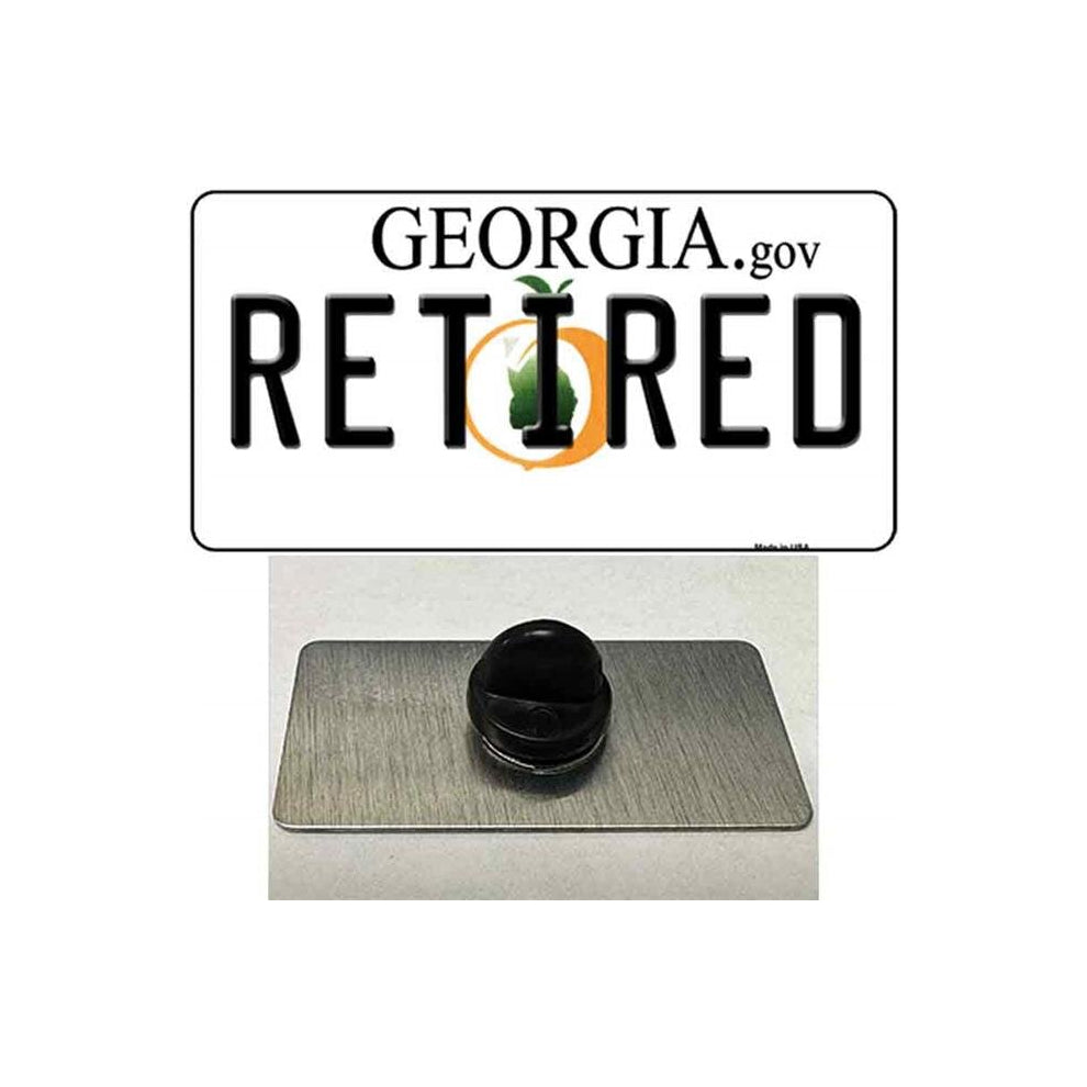 Smart Blonde PIN-LP-6152 1.5 x 0.75 in. Retired Georgia Novelty Rectangle Metal Hat Pin