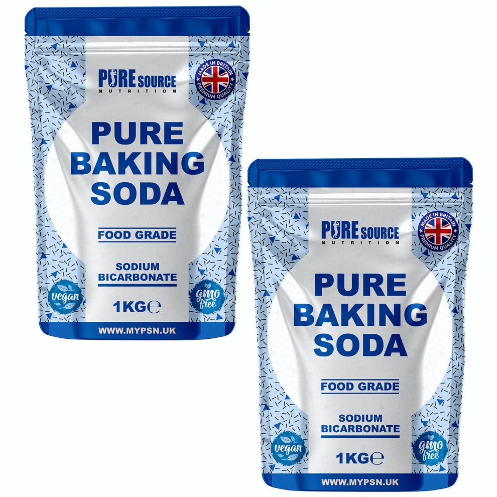 (1Kg X 2) Baking Soda Sodium Bicarbonate Food Grade Powder
