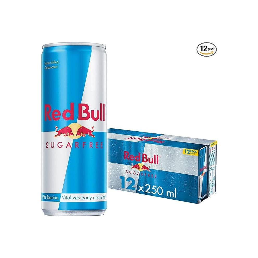 Red Bull Energy Drink Sugar Free 250ml 12 pack