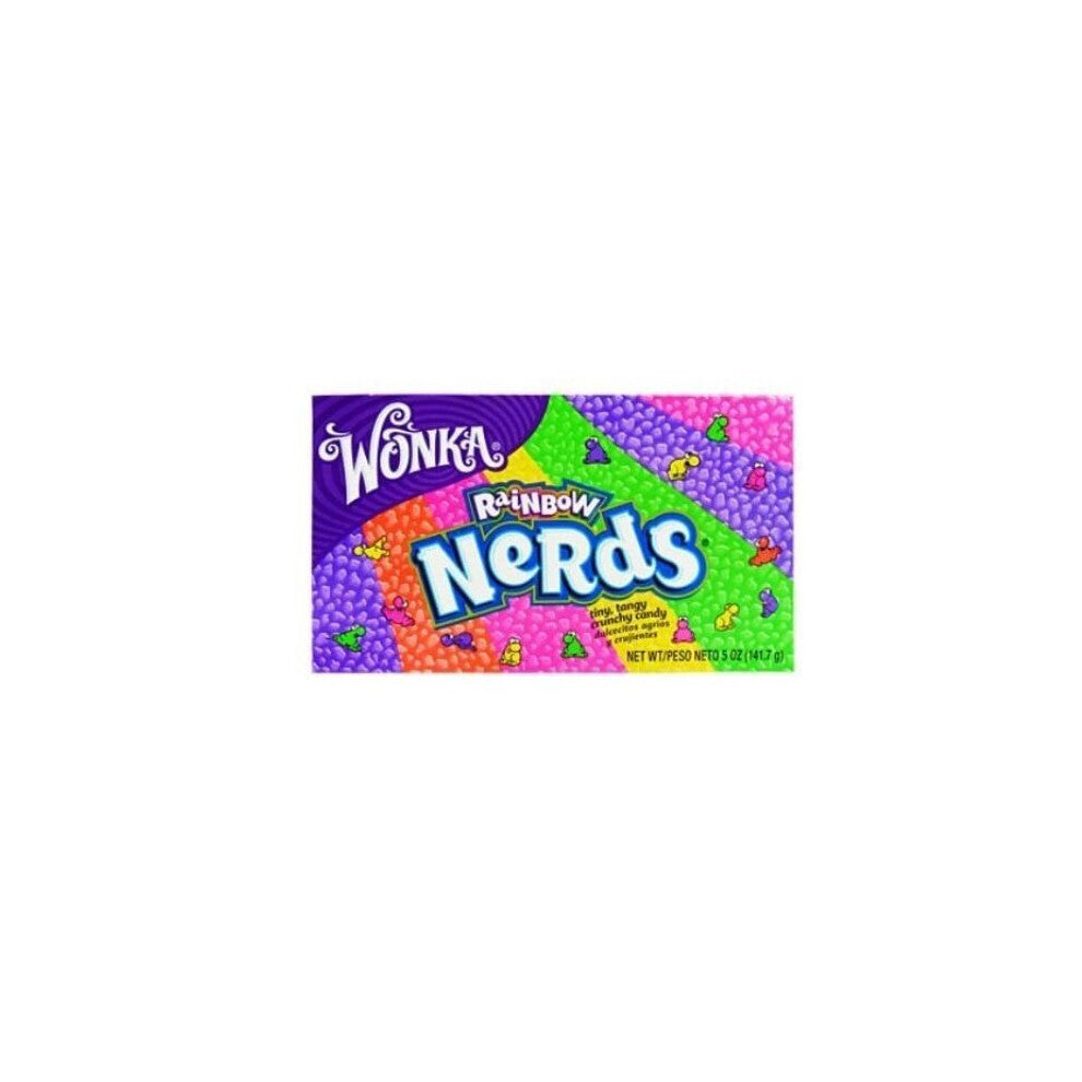 Wonka Rainbow Nerds Theatre Size Box 141g Box American Candy x 3