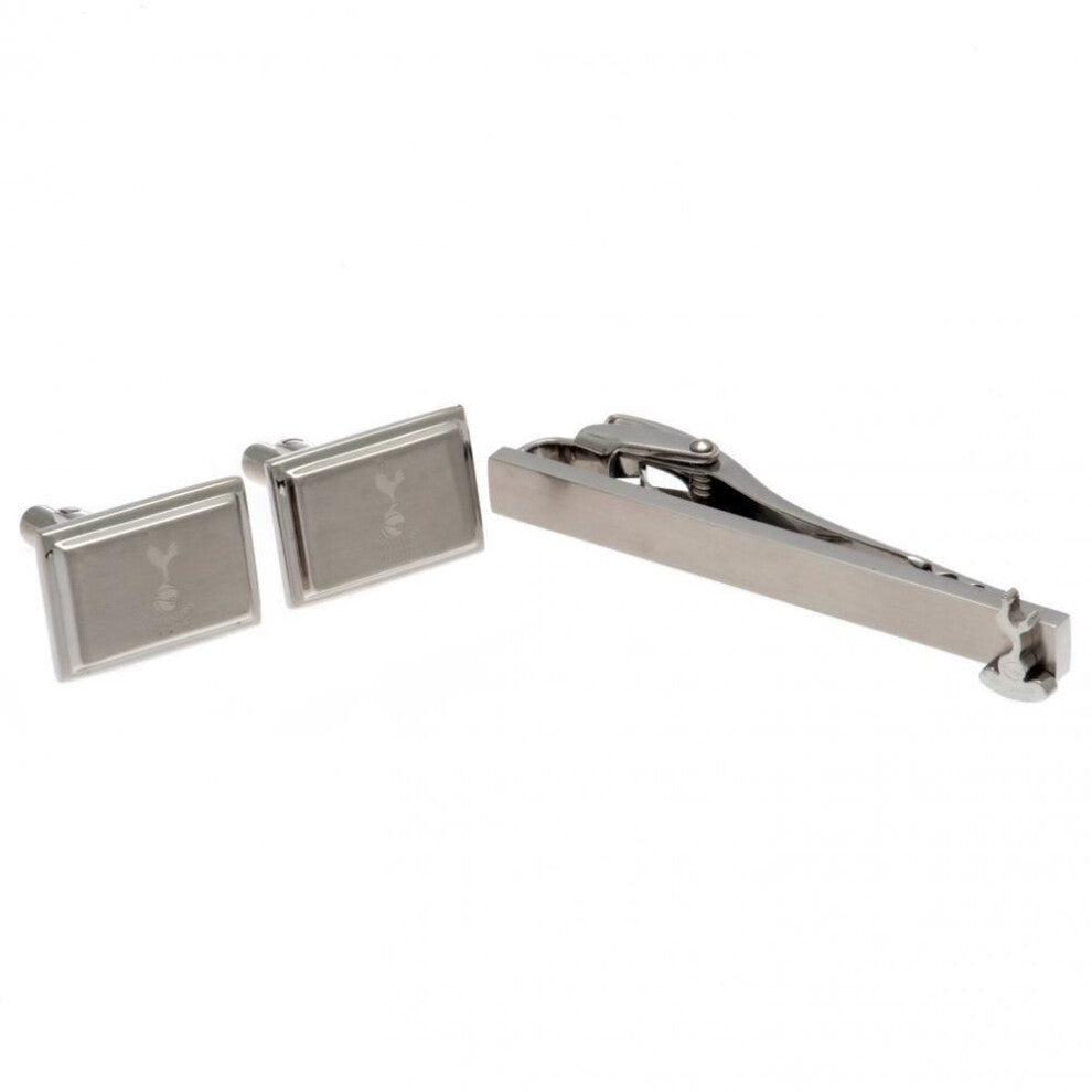 Tottenham Hotspur FC Stainless Steel Tie Slide & Cufflink Set