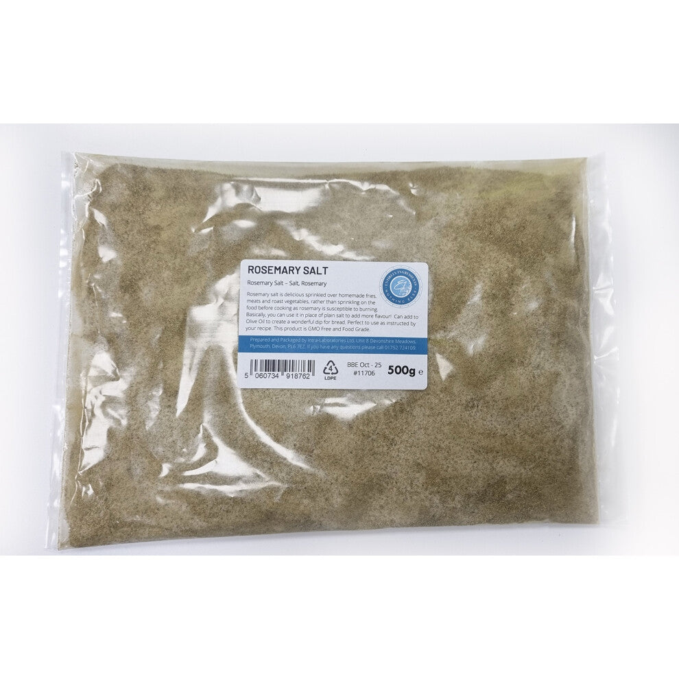 Rosemary Salt - Food Grade - Perfect for Focaccia & Roasts 500g