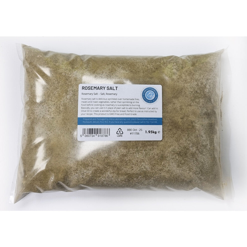 Rosemary Salt - Food Grade - Perfect for Focaccia & Roasts 1.95kg