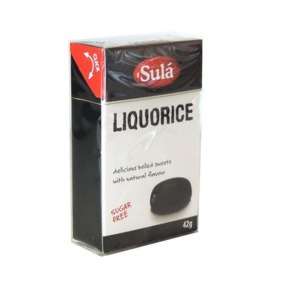 Sula Liquorice Sweets - Sugar Free 42g