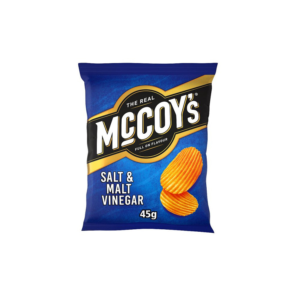 McCoy's Salt & Malt Vinegar Grab Bag Crisps 45g (Case of 36, 36 x 45g)