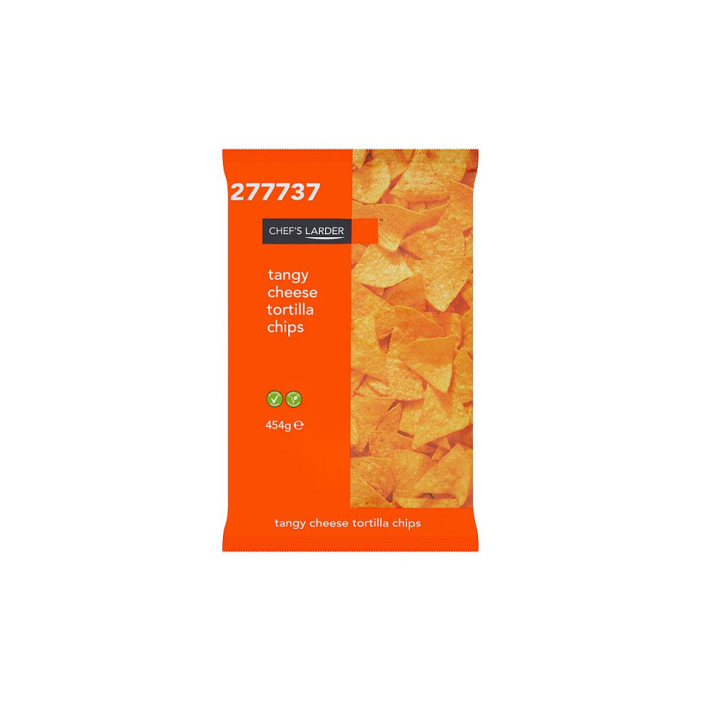 Chef's Larder Tangy Cheese Tortilla Chips 454g