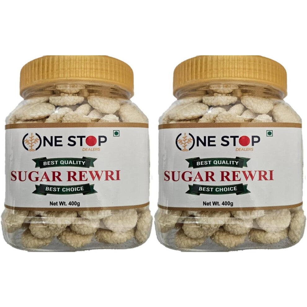 (Pack of 2) Sugar Rewri 400Gram-Sweet Treat Made of Sugar Cane
