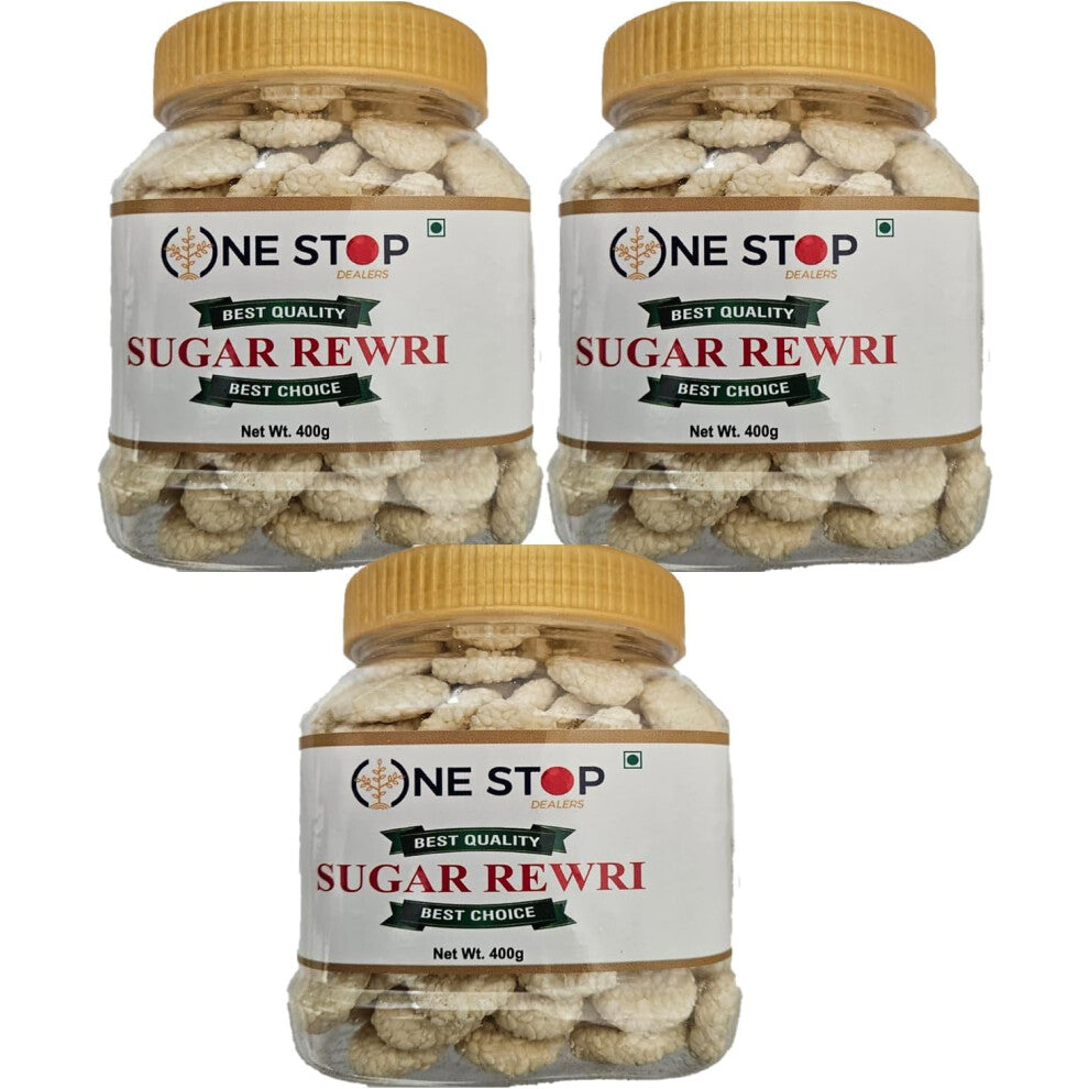 (Pack of 3) Sugar Rewri 400Gram-Sweet Treat Made of Sugar Cane