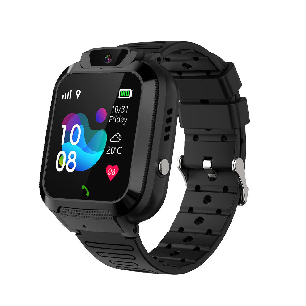 Kids GPS Smartwatch 1.44in Touch Screen, IP67 Waterproof, Two-Way Talk, SOS, GPS-LBS Tracking, Class Mode, 15 Languages