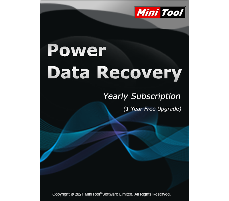 MiniTool Power Data Recovery Yearly Subscription (1 Year - 1 PC)