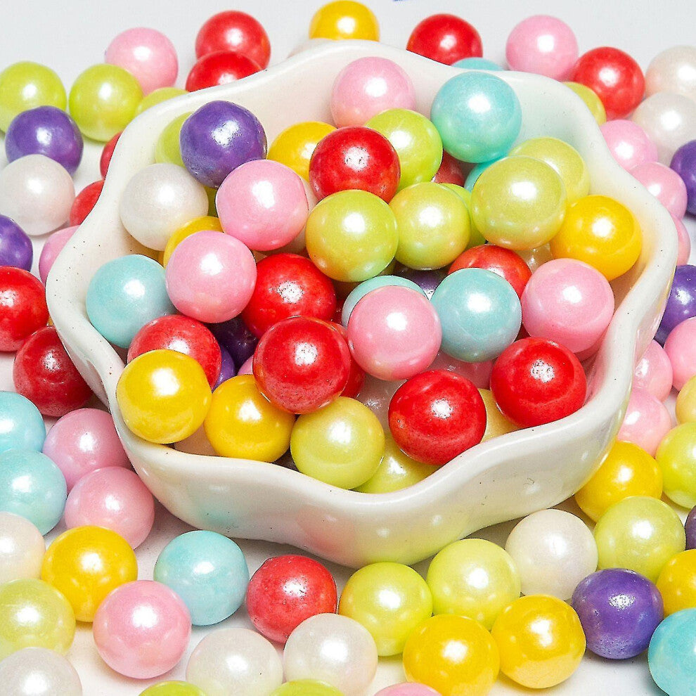 (50g Type4, 2 to 14 mm mixed) 50g 2-14mm Edible Colorful Beads Pearl Sugar Ball Fondant Cake Baking Sprinkles Gold Ball Wedding Cake Decoration Candy
