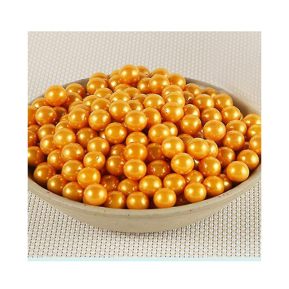 (50g Type2, 2 to 14 mm mixed) 50g 2-14mm Edible Colorful Beads Pearl Sugar Ball Fondant Cake Baking Sprinkles Gold Ball Wedding Cake Decoration Candy