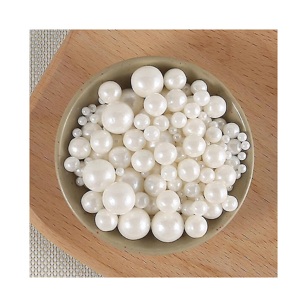 (50g Type3, 2 to 14 mm mixed) 50g 2-14mm Edible Colorful Beads Pearl Sugar Ball Fondant Cake Baking Sprinkles Gold Ball Wedding Cake Decoration Candy