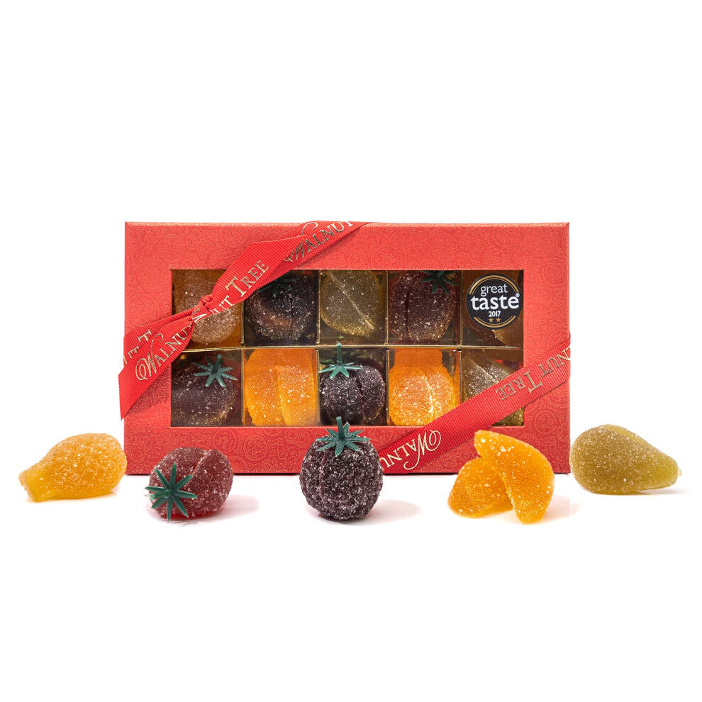 | Pâtes De Fruits Gift Box | AWARD WINNING Luxury Fruit Jellies from Belgium | Suitable for Vegetarian, Vegan and Gluten Free Diets | 200g Pack