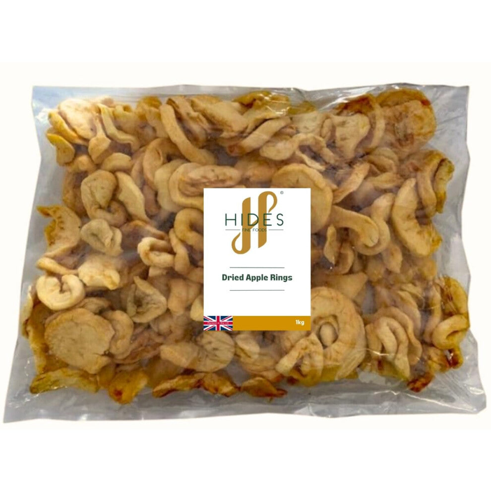 - Dried Apple Rings 1kg - GMO Free - Suitable for Vegetarians - Perfect for Baking - Tarts - Cakes - Crumbles - Preserves - Christmas