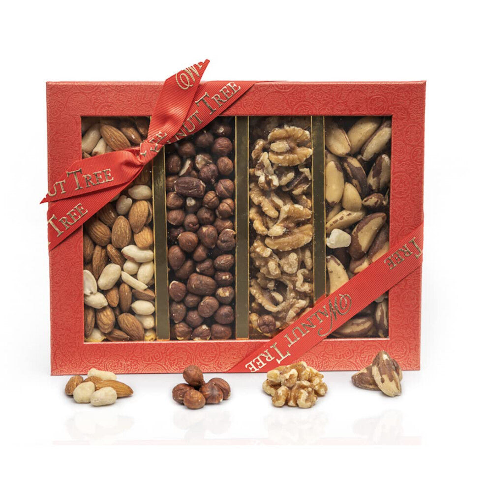 – Assorted Natural Nuts Gift Box – Hand-Packed– Rich in Vitamins & Minerals – Suitable for Vegan, Vegetarian, Halal, Kosher and Gluten Free