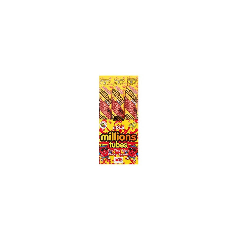 Millions Cola Tubes 55g Each Tasty Treat 12X 55g