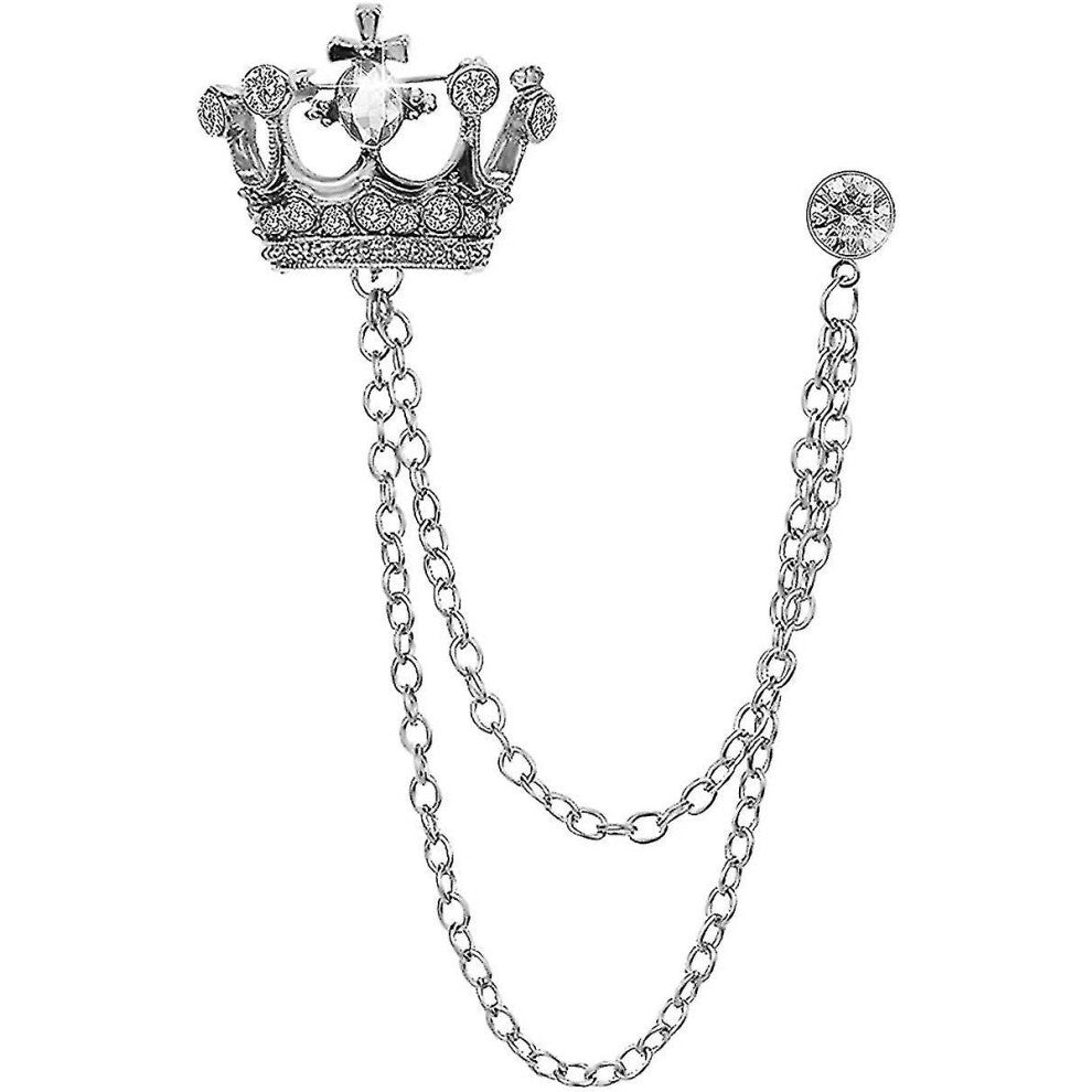 Brooch For Men Suit Pin Vintage Chain Brooch Suit Shirts Accessories