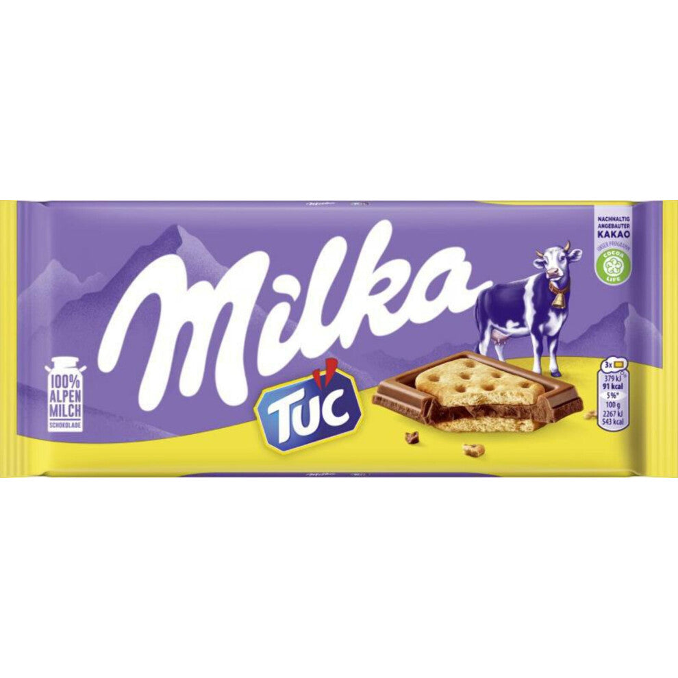 Milka TUC Crackers Delicious Tasty And Treaty  (Pack OF 5)