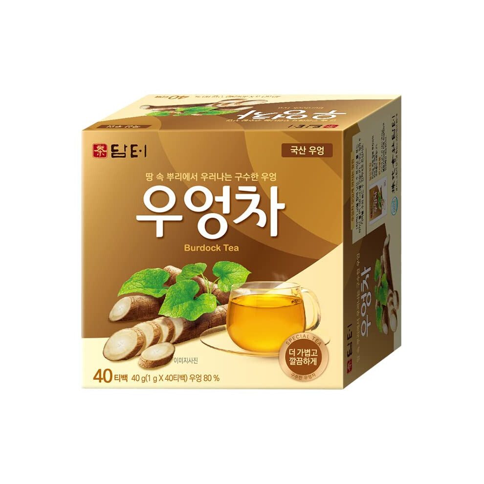 Damtuh Traditional Korean Tea Burdock Tea Bag 1g x 40 Tea Burdock Root