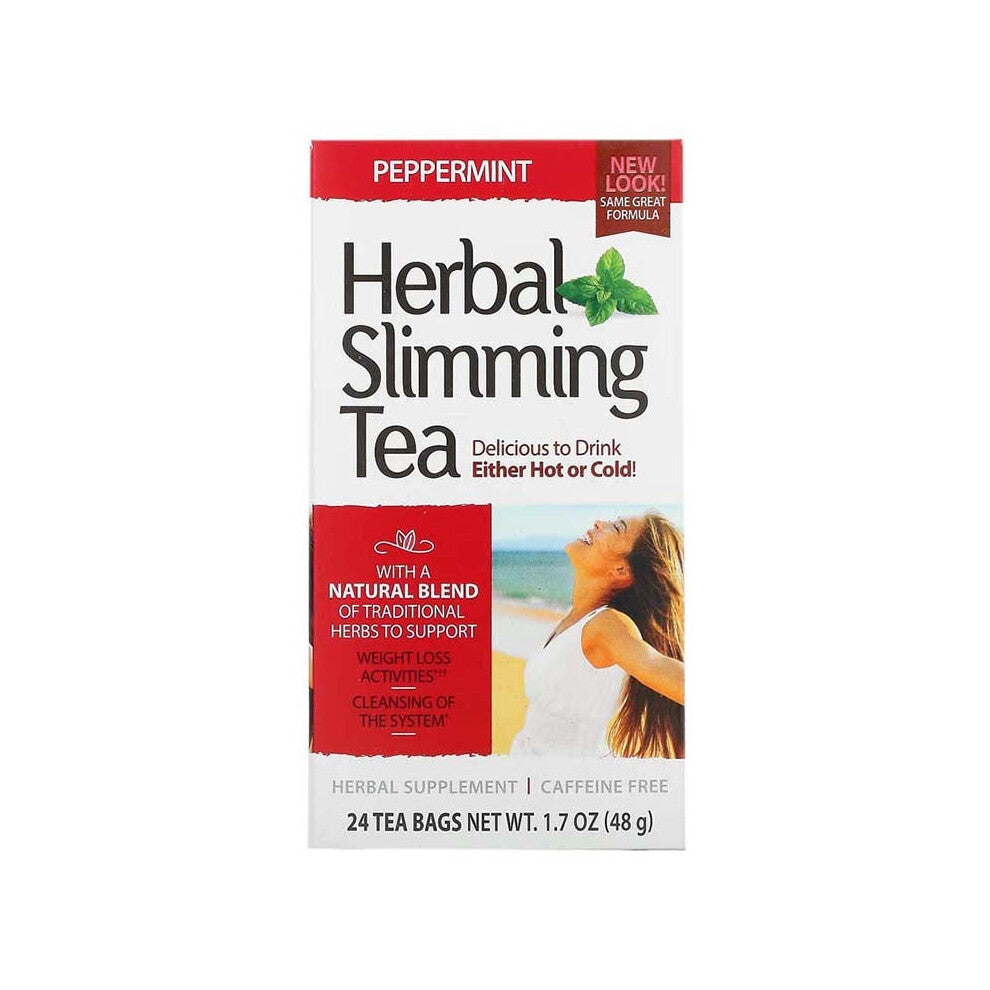 Organic Herbal Slimming Peach-Apricot Tea: 24 Tea Bags for Weight Management Weight Loss Tea