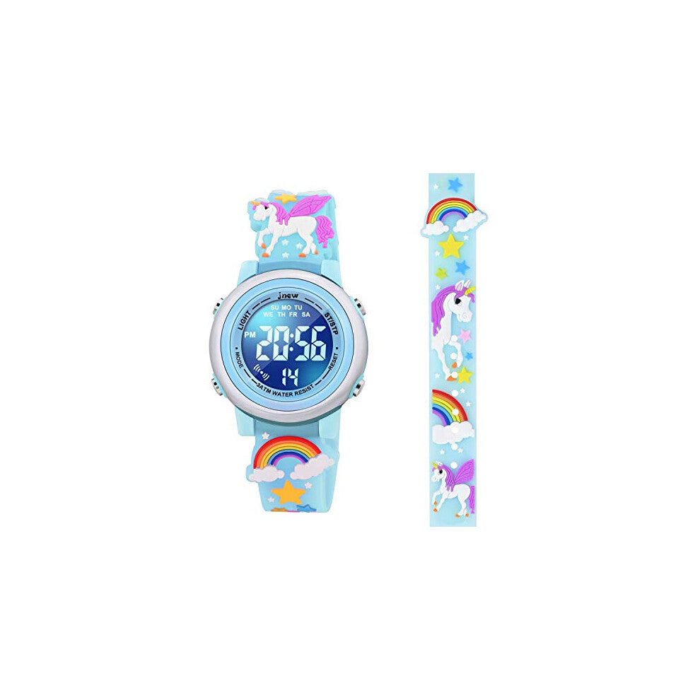 Gifts for Kids Age 3-8, Unicorn Watches for Kids Girls 3-8 Xmas Toys for 4 5 6 7 Year Old Kids Idea Stacking Stuffers Visit Gifts for Toddlers Girls