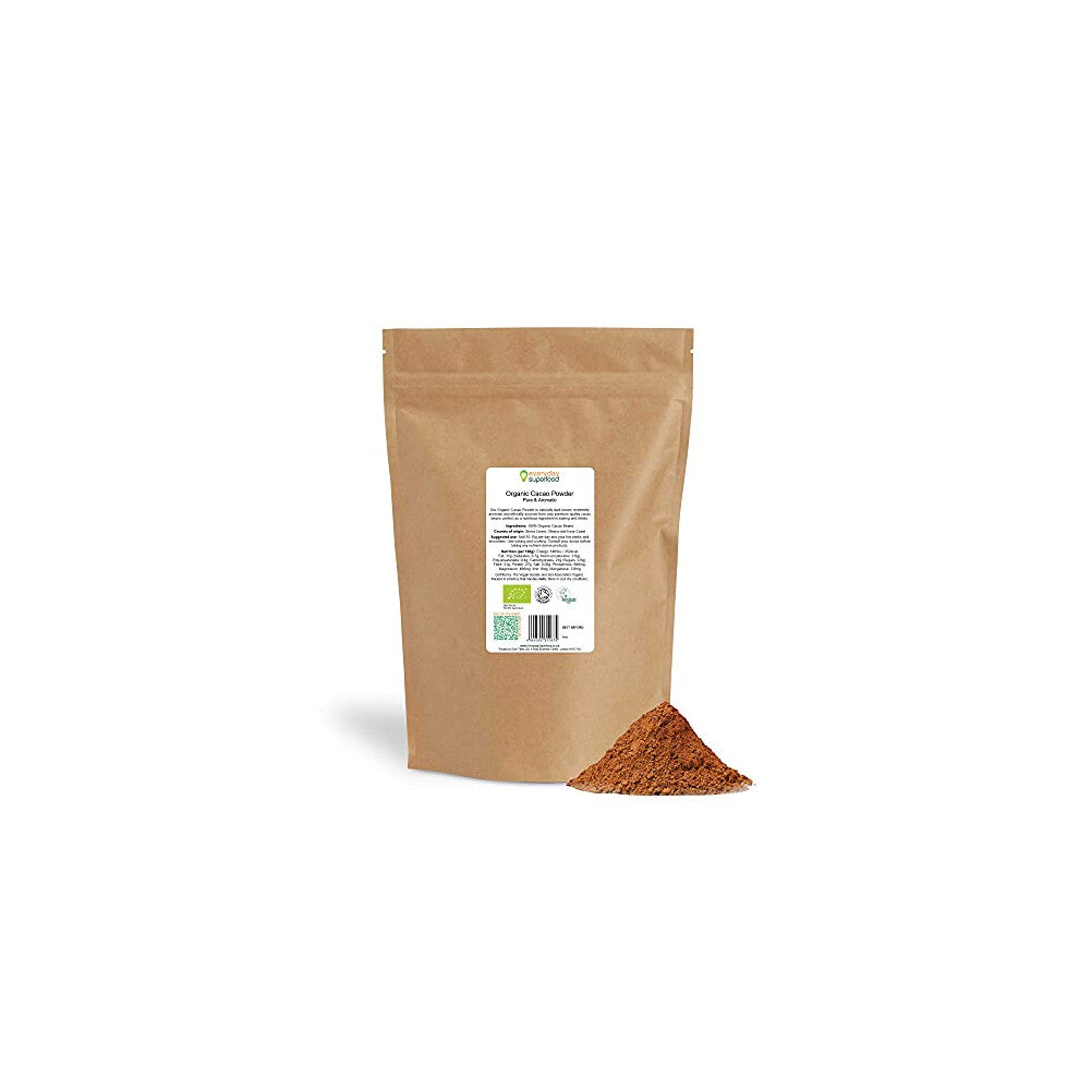 Organic Cacao Powder 1kg from Premium Unsweetened Organic Coco Powder from Raw Cacao Beans Suitable for Baking Hot Chocolate Available in Bulk?