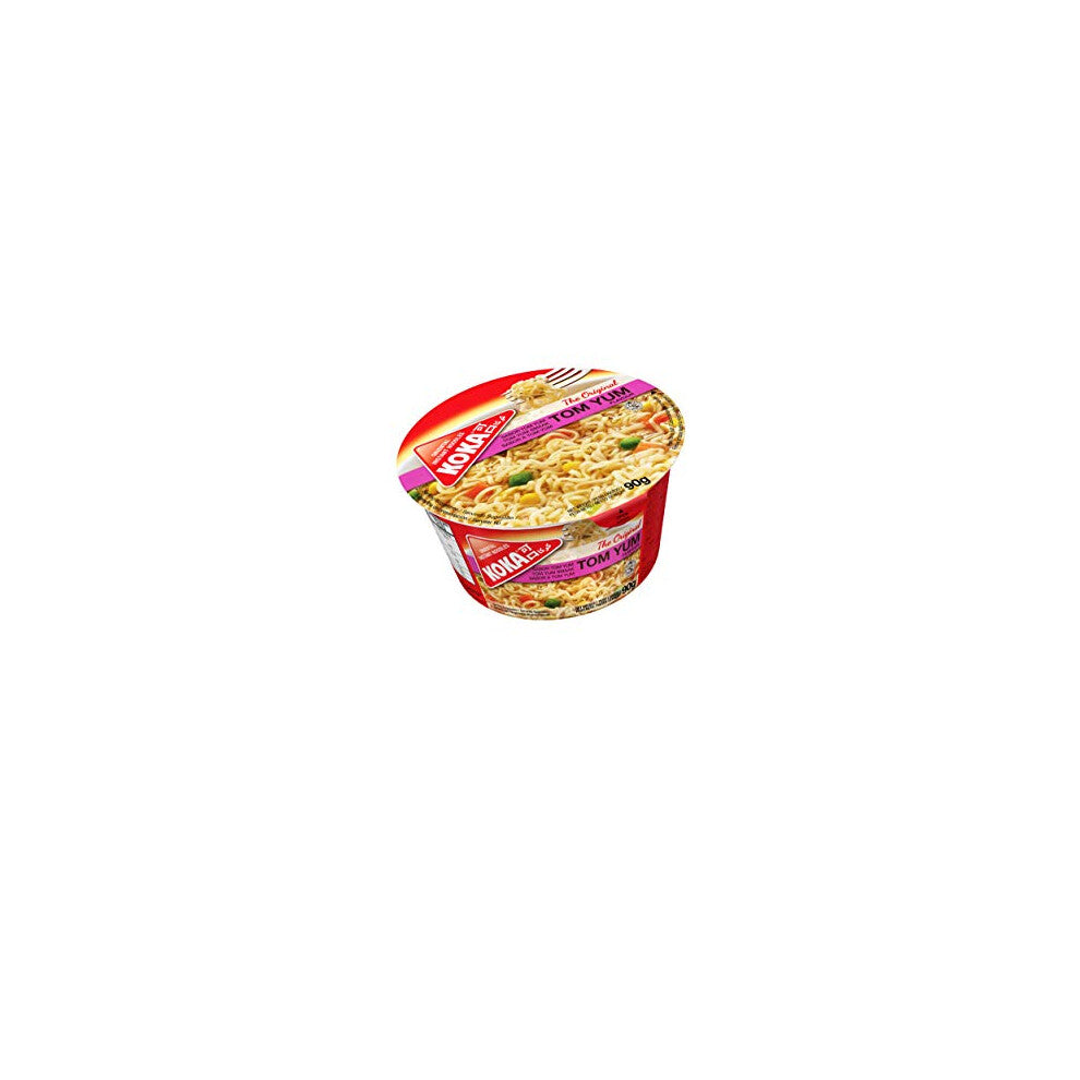 Koka Noodles Original Tomyam Flavour Oriental Style Instant Noodles 12 Bowls of 90 g