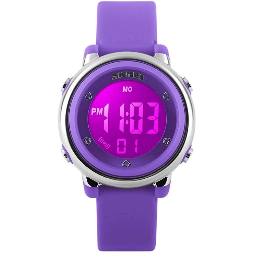 Kids Digital Sport Waterproof Watch For Girls Boys, Kid Sports Outdoor Led Electrical Watches With Luminous Alarm