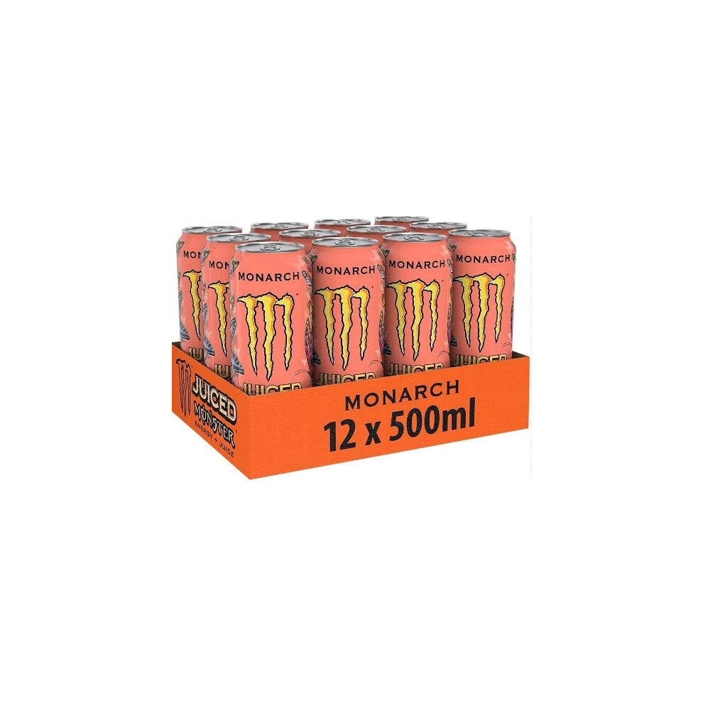 (Pack Of 12) Monster Juiced Monarch 500ml