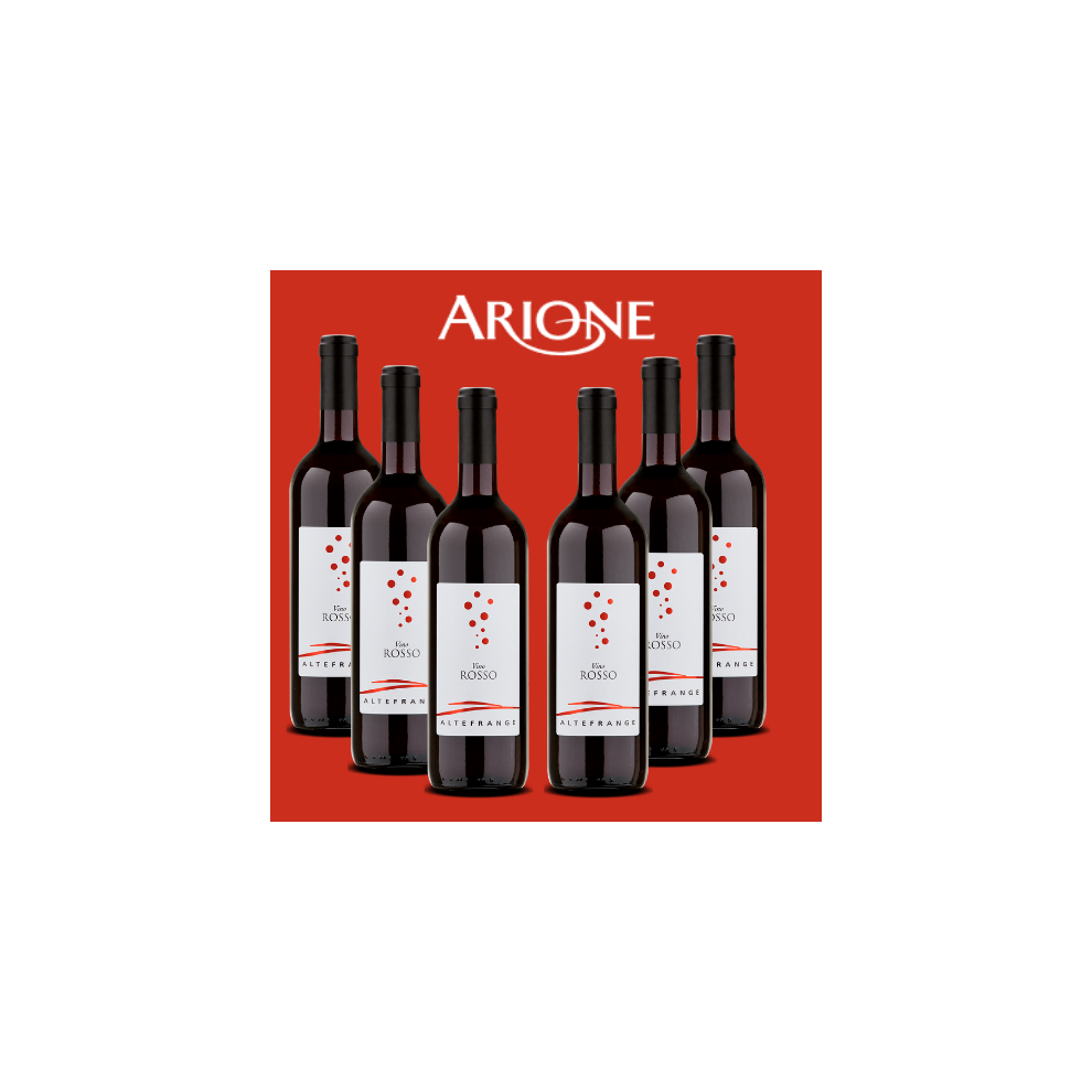 Alte Frange Red Blend Wine from Piedmont 6X75cl 11.50% Vol.