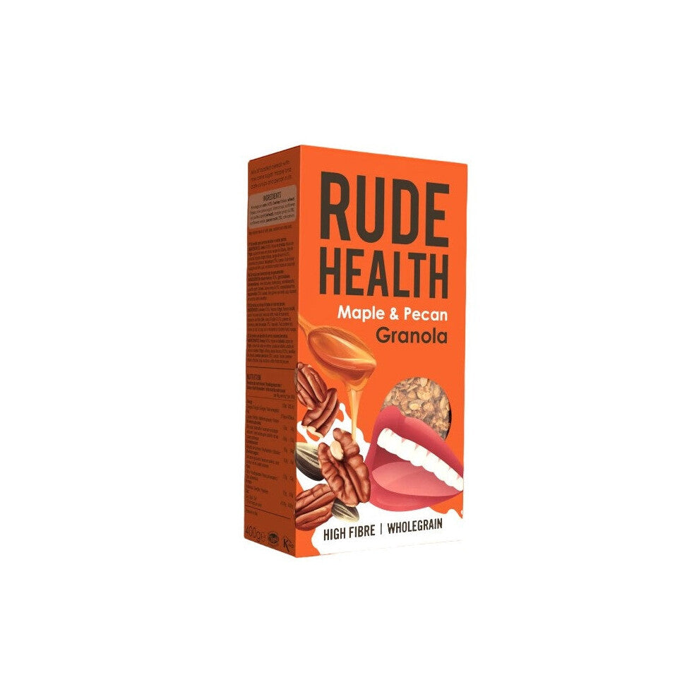 Rude Health Foods Maple & Pecan Granola 400ml (Pack of 6)