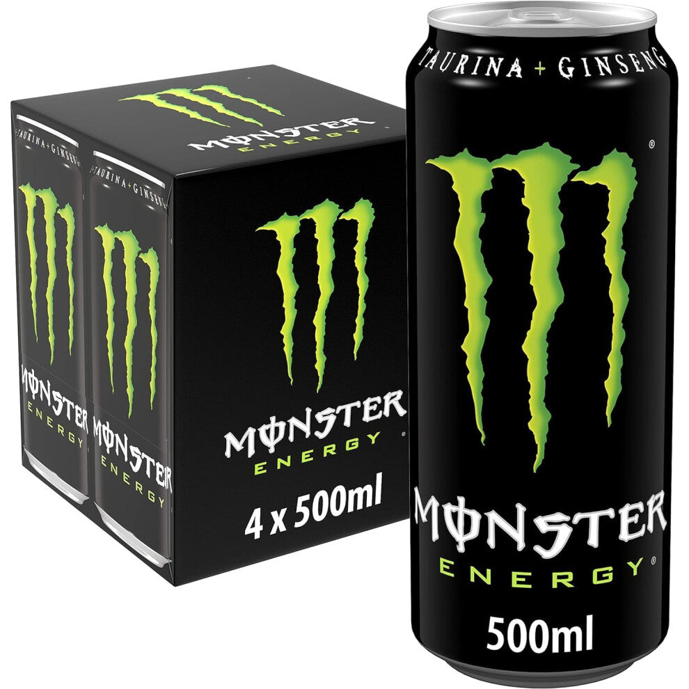 (Pack Of 6) Monster ENERGY Original Energy Drink 4Pack 500ml