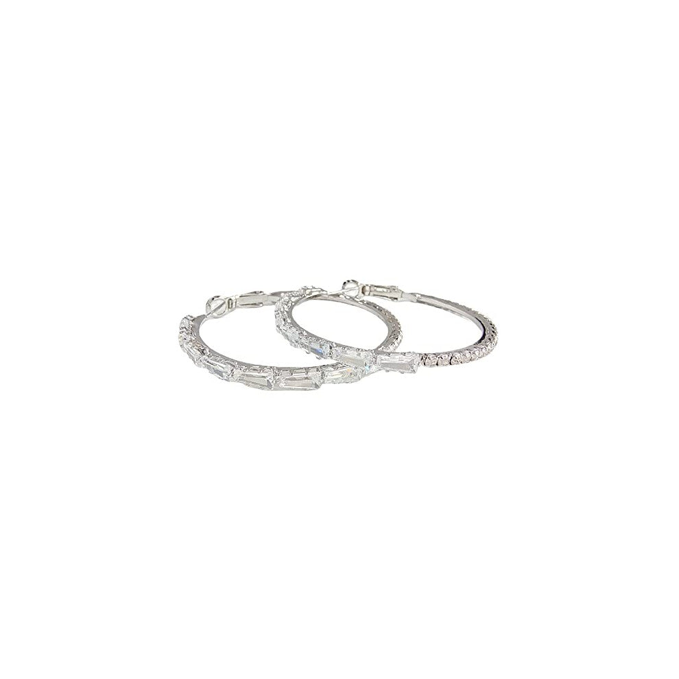 2022 Fashion Simple Hoop Earrings for Women, Sparkled Round Hoops Crystals Zircon Earrings, Valentine's Day Gifts