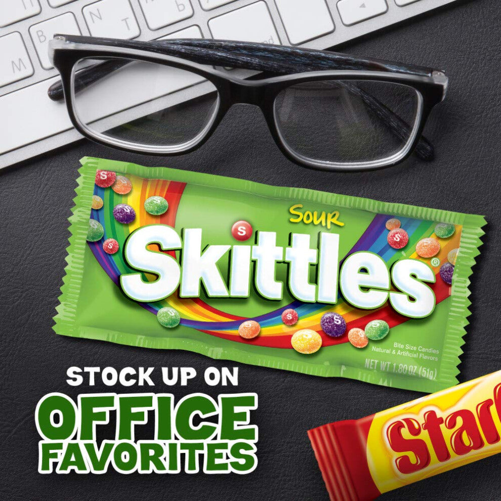 Starburst and Skittles Chewy Candy, Variety Pack, 30 pk.