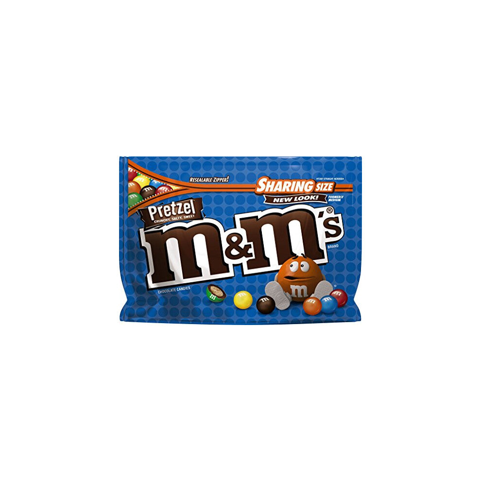 M&M's Pretzel Crunchy Salty Sweet Chocolate Candies Sharing Size 226.8g
