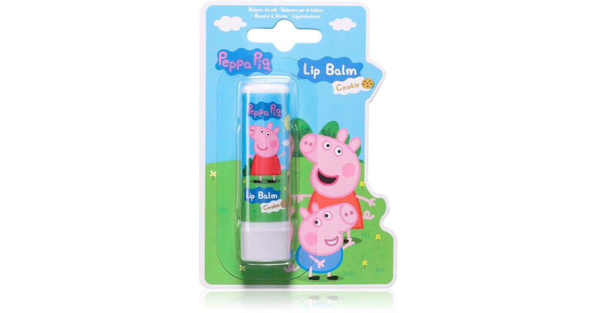 Peppa Pig Nuevo bálsamo labial infantil Cookie 4,4 g