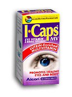 ICaps MV Eye Vitamin and Mineral Supplement with Lutein