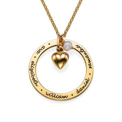 Personalised Mothers Jewellery in 18ct Gold Plating