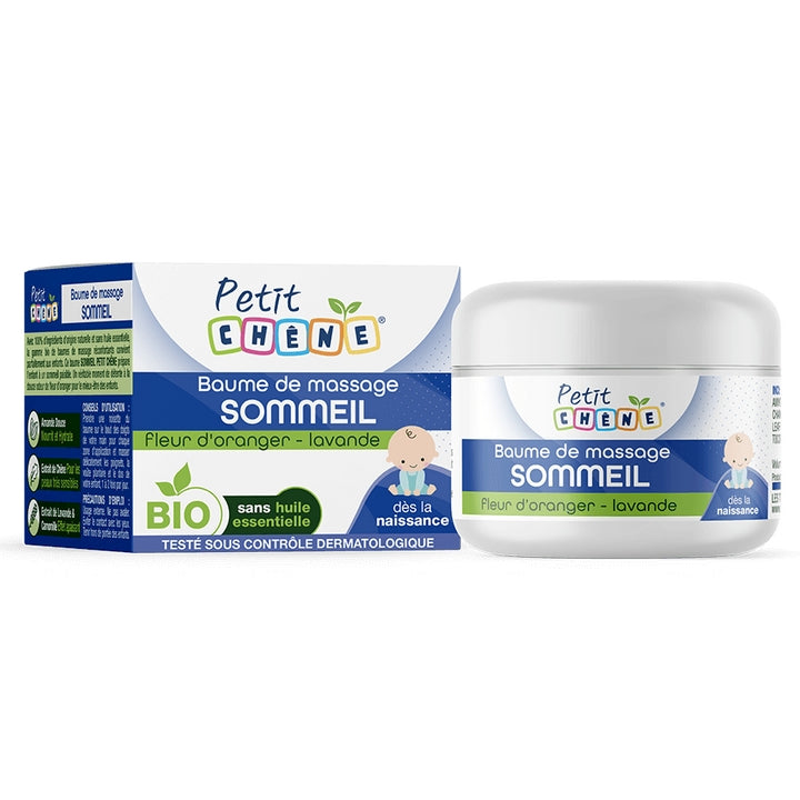 Petit Chêne Balsam do masażu snu Kwiat Pomarańczy - Lawenda ORGANICZNY 40ML