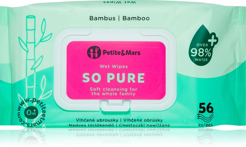 Petite&Mars Så rena babyvåtservetter 12x56 st