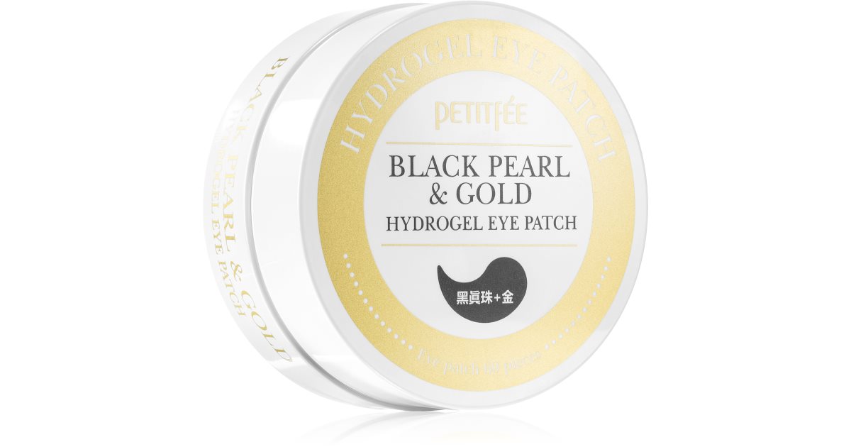 Petitfée Black Pearl & Gold hydrogel øyekonturmaske 60 stk
