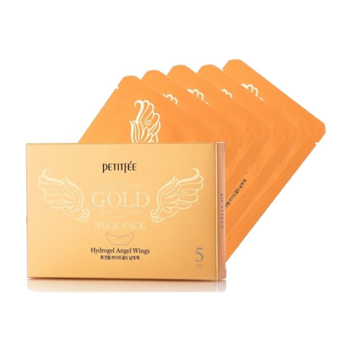PETITFEE - Gold Neck Pack - 5pcs Matron Inn