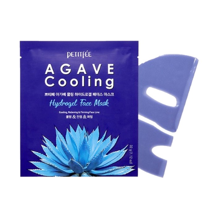 PETITFEE - HYDROGEL MASK PACK # Agave Cooling- 5pc Matron Inn