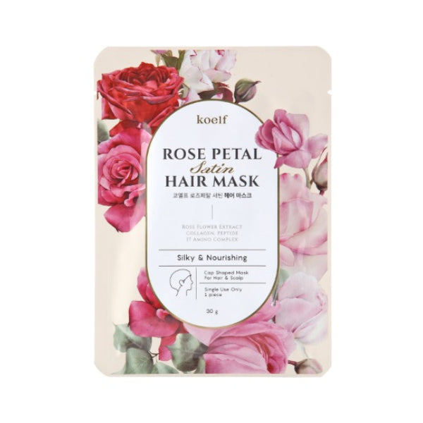 PETITFEE - Koelf Rose Petal Satin Hair Mask - 30g X 1pc
