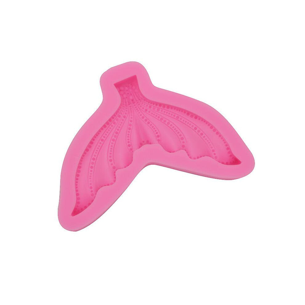 Large Mermaid Tail Mold, Beasea Silicone 3d Fondant Mermaid Tail Mold Candy Mold For Chocolate Sugar Clay Cake Decoration